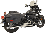BASSANI XHAUST Dual Exhaust, Harley Davidson Softail 2018-2021 Full System Straight Mufflers 1S96P