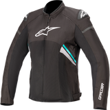 Chaqueta ALPINESTARS Stella T-GP Plus R v3 Air para mujer - Negro/Blanco/Verde azulado - Talla L 33106201270L