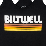 Camiseta de tirantes de surf BILTWELL para mujer - Negra - Talla pequeña 8142-045-002 