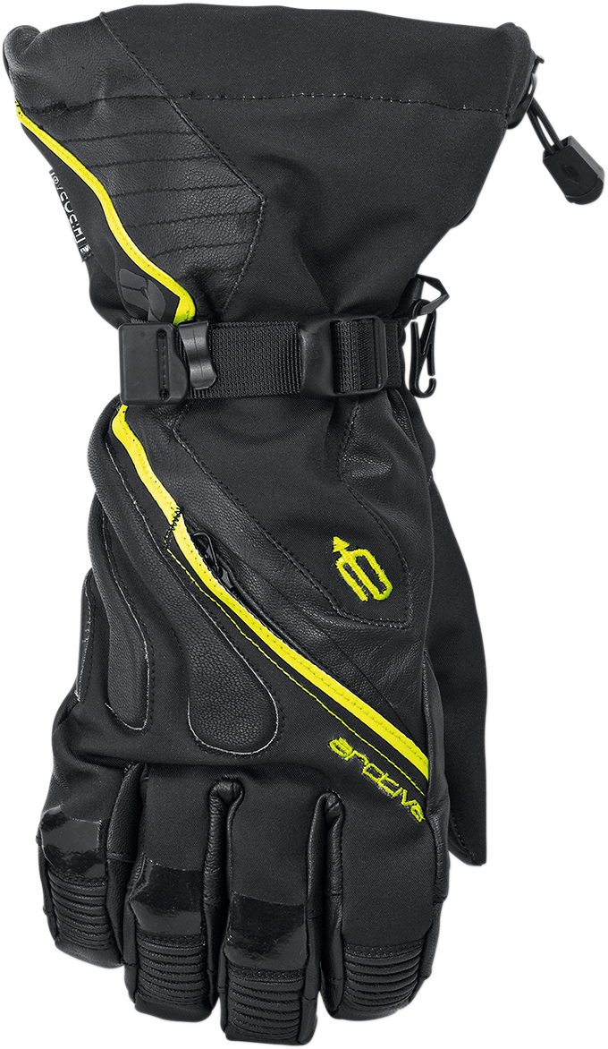Guantes ARCTIVA Meridian - Negro/Amarillo de alta visibilidad - 2XL 3340-1210 