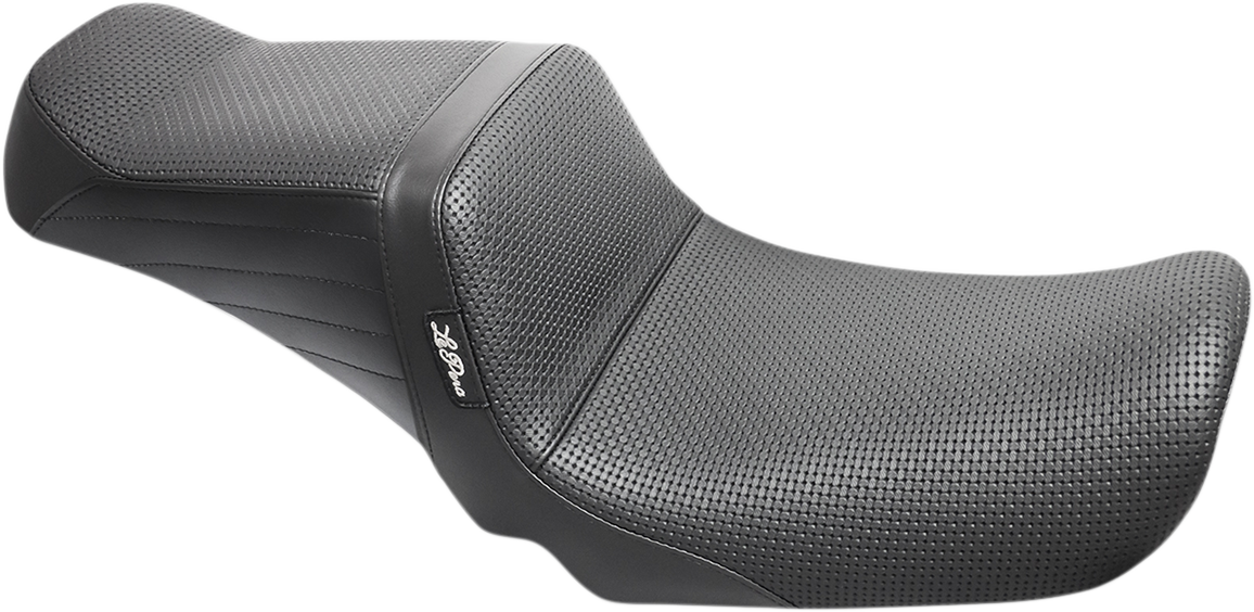 Asiento trasero LE PERA Tailwhip - Tejido de cesta - Negro - FXD '06-'17 LK-581BW 