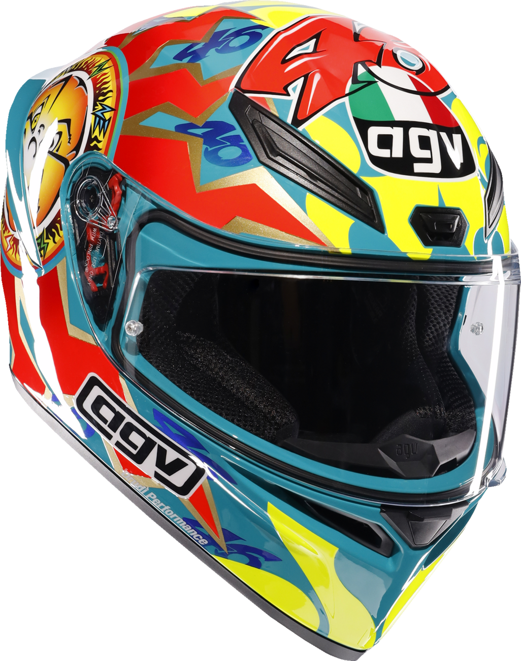 Casco de moto AGV K1 S - Rossi Mugello 1999 - Mediano 2118394003-041-M