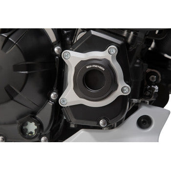Protector de cárter de motor SW-MOTECH - Negro/Plateado - Kawasaki - Z900 MSS.08.868.10000 