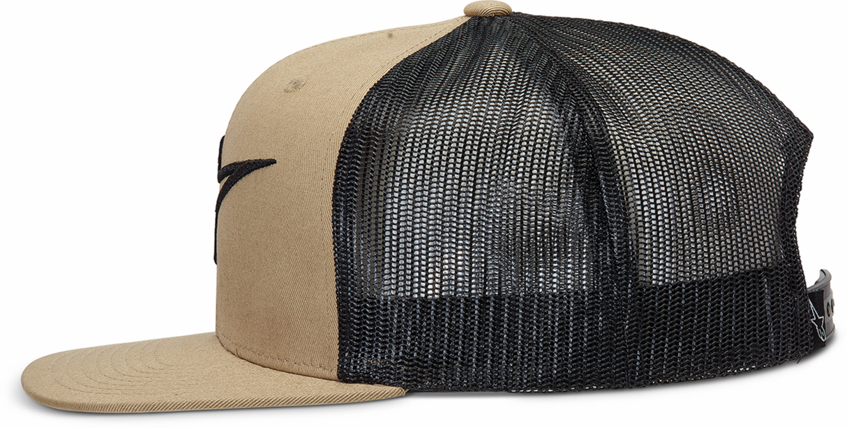 Gorra de camionero ALPINESTARS Corp - Arena/Negro - Talla única 1025810032310OS