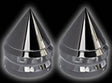 Sixty61 Spiked Bar Ends - Most Suzuki - Black Chrome