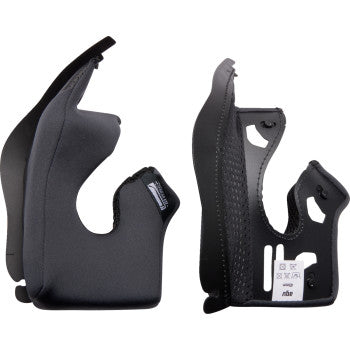 Almohadillas para mejillas AGV K3 - Gris/Negro - 45 mm 2018500038629