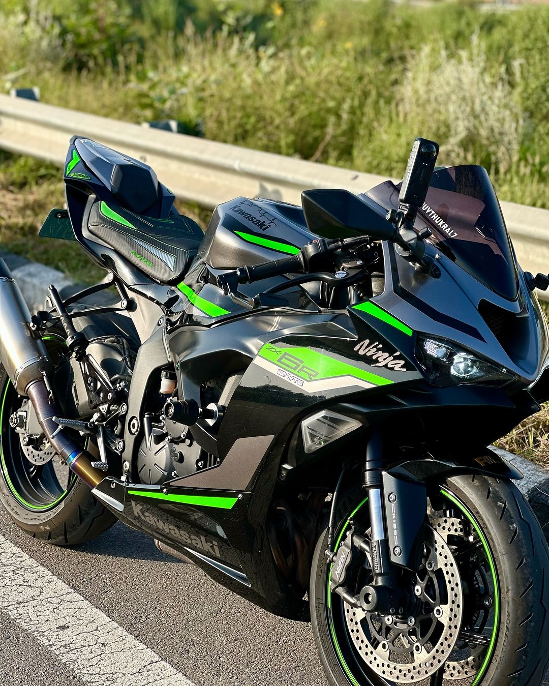 Kawasaki Ninja ZX6R 2019-2025 Seat Cover Tappezzeria Italia TPZ Comfort in Green