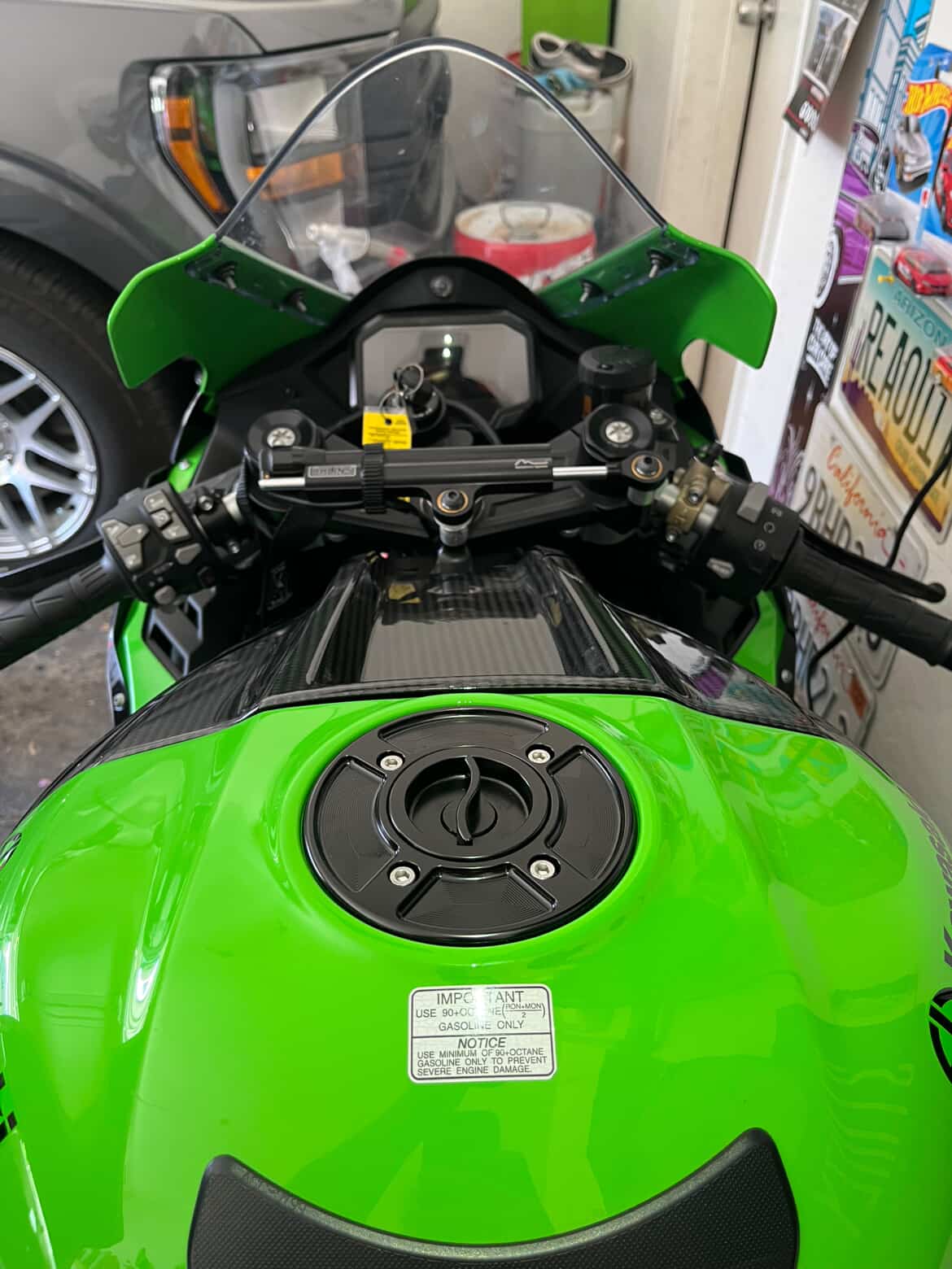 Kawasaki Ninja ZX10R 2021-Present Gas Cap Black | Sixty61