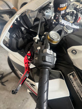 Honda Brake & Clutch Levers, Red Sliding Adjustable