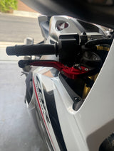 Honda Brake & Clutch Levers, Red Sliding Adjustable