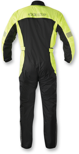 Traje impermeable Hurricane de ALPINESTARS - Amarillo fluorescente/Negro - Pequeño 3264617-551-S