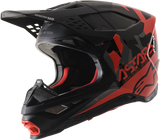 ALPINESTARS Supertech M8 Motorcycle Helmet - Echo - MIPS® - Black/Red/Gloss - Large 8302621-1116-LG