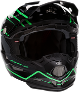 Casco de motocicleta 6D ATR-2 - Phase - Negro/Verde - Talla pequeña 12-2845 