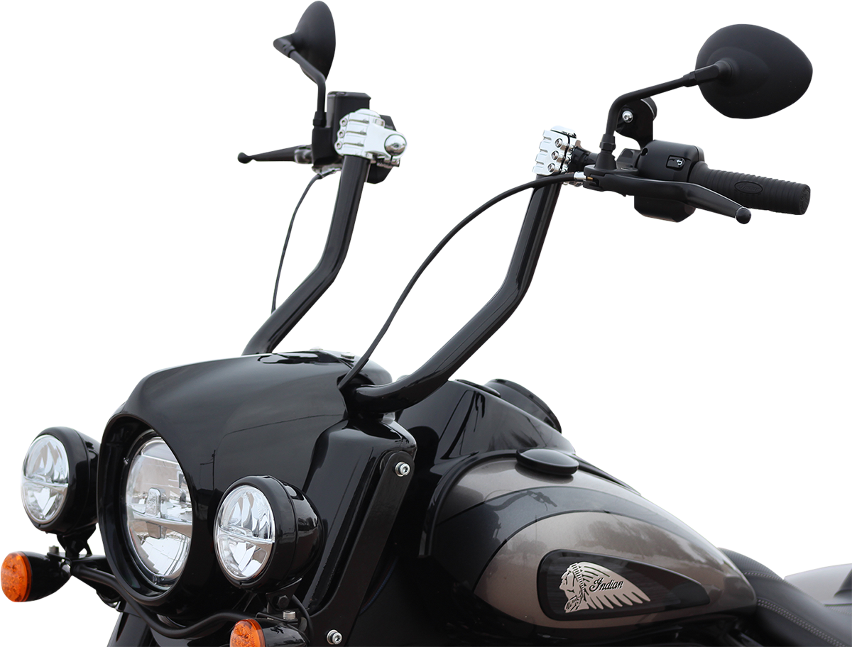 Manillar KLOCK WERKS - Colgador Klip - 13" - Negro KWH-04-0506