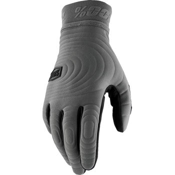 Guantes 100% Brisker Xtreme - Carbón - XL 10030-00009