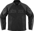 ICON Mesh AF™ Leather Jacket - Black - Medium 2810-3898