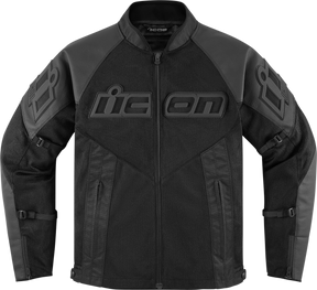 ICON Mesh AF™ Leather Jacket - Black - Medium 2810-3898