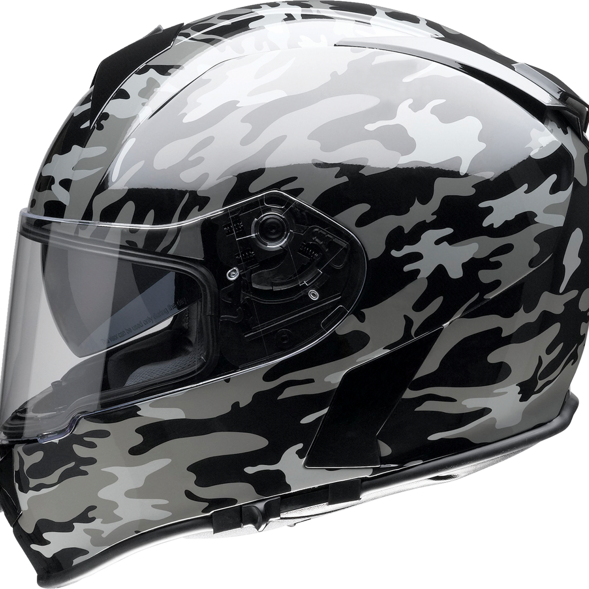 NIID　FinoⅤ Z1R Warrant Motorcycle Helmet - Camo - Black/Gray - Large 0101