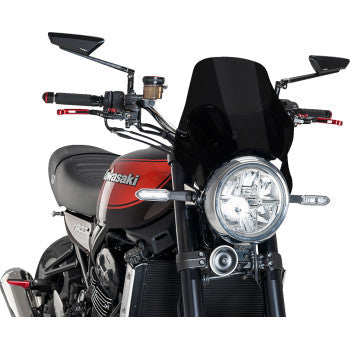 Cúpula Naked PUIG HI-TECH PARTS - Ahumado Oscuro - Z900RS/SE 2018-2024 21347F 