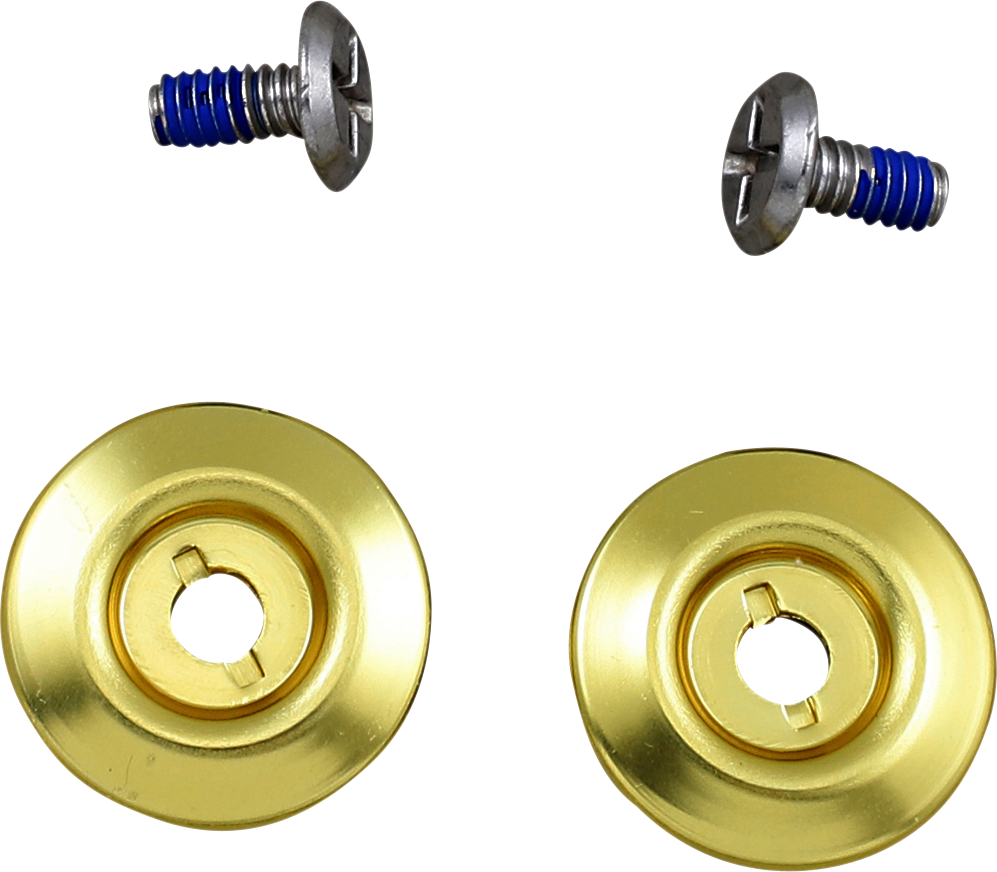 Kit de herrajes BILTWELL Gen 2 - Tornillo de acero inoxidable - Placa base dorada 0034-150-72