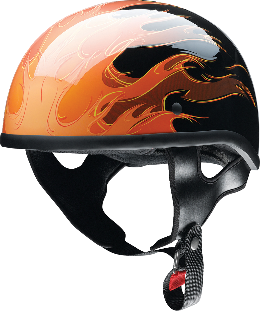 Z1R CC Beanie Motorcycle Helmet - Hellfire - Orange