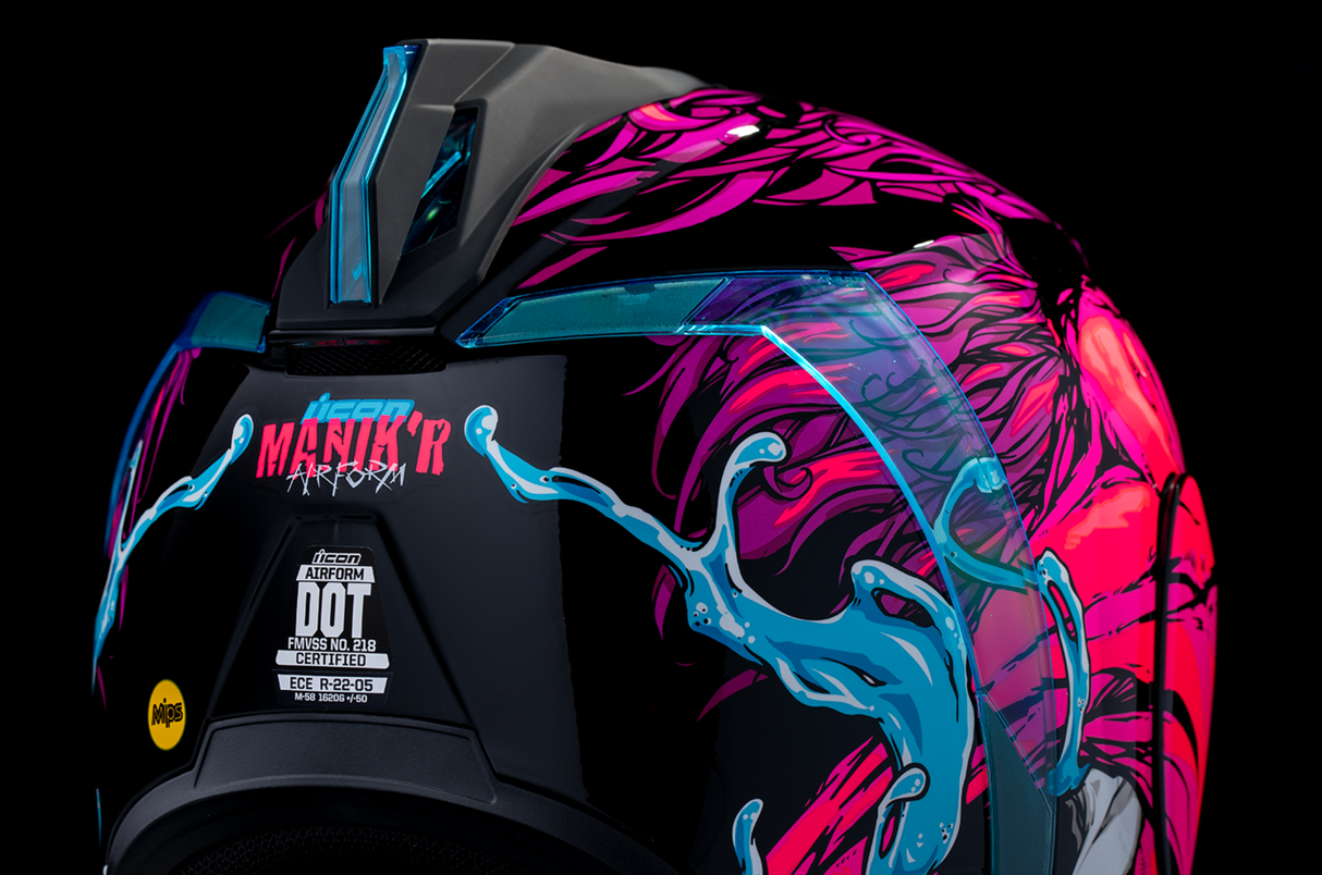 ICON Airform™ Motorcycle Helmet - Manik'RR - MIPS® - Pink - Large 0101-17025