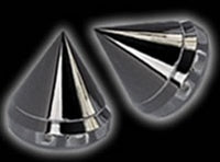 Honda CBR FRONT AXLE NUT Cover Black Chrome