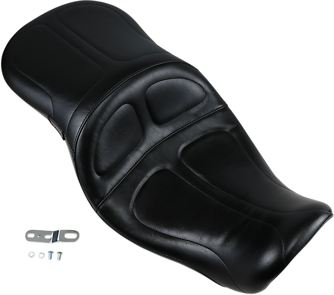 Asiento LE PERA Maverick - Sin respaldo - Cosido - Negro - FXD '06-'17 LK-970 