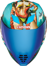 Casco ICON Airflite™ - Pleasuredome4 - Azul - Pequeño 0101-15001