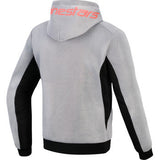 ALPINESTARS Chrome Super Airflow Hoodie - Black/Mid Gray/Red Fluo - 2XL 4200226-1196-2XL