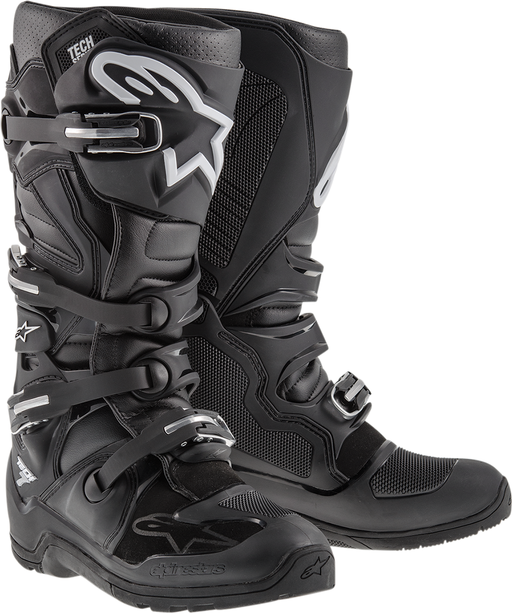 Botas de enduro ALPINESTARS Tech 7 - Negras - Talla 7 de EE. UU. 07/10/2012
