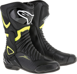 Botas ventiladas ALPINESTARS SMX-6 v2 - Negro/Amarillo - Talla 12 EE. UU. / 47 UE 2223017-1550-47