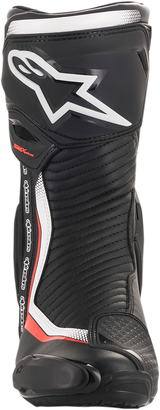 Botas ALPINESTARS SMX+ - Negro/Blanco/Rojo Fluorescente - Talla EE. UU. 9 / Talla UE 43 2221019-1231-43