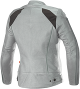 Chaqueta Stella Dyno v2 para mujer de ALPINESTARS - Gris/Aqua - Talla EE. UU. 2 / Talla UE 38 3112518-904-38
