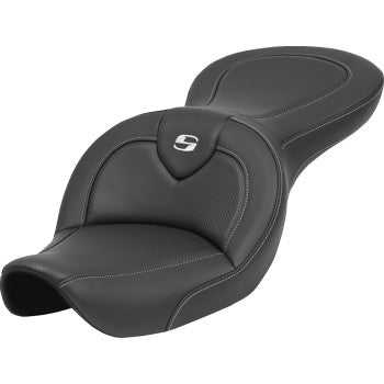 Asiento SADDLEMEN Roadsofa™ - sin respaldo - Fibra de carbono - FXDWG '96-'23 896-05-185 