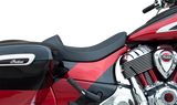 Asiento individual DRAG SPECIALTIES - Costuras lineales - Vinilo - Indian 0810-2266, años 2014 a 2022 