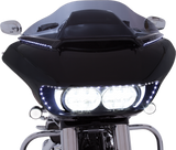 Moldura de parabrisas LED CIRO - 15-20 FLTR - Negro 11051 