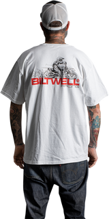 Camiseta de repuestos BILTWELL - Blanca - Talla pequeña 8101-054-002 