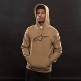 Sudadera con capucha ALPINESTARS Ageless - Arena/Negro - Grande 1212513202310L