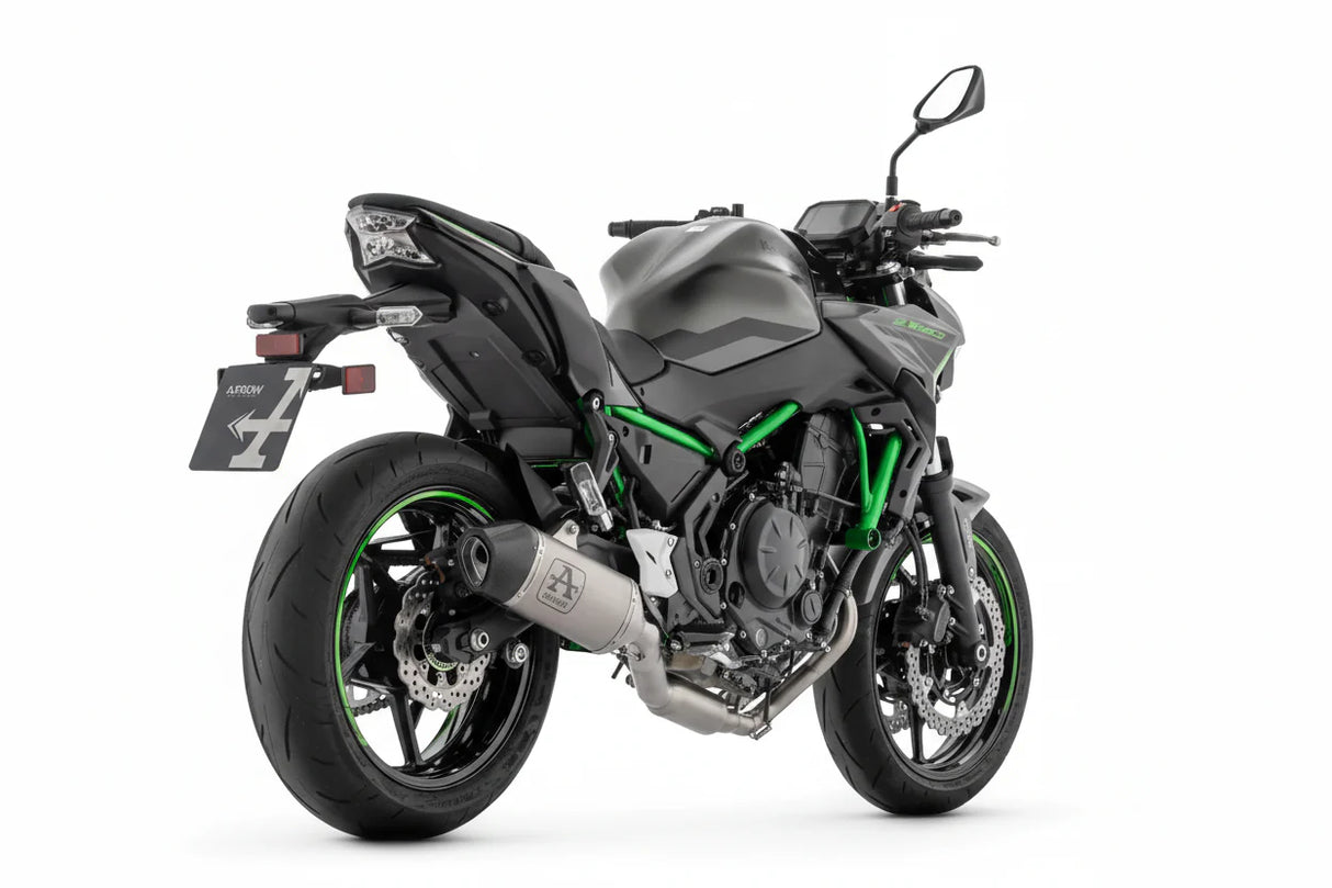 Arrow KAWASAKI  Z650 / NINJA 650 / VERSYS 650 E5+ 2025 FULL SYSTEM WITH VELOCE TITANIUM SILENCER - 77501vl