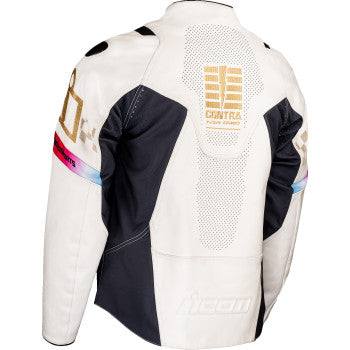 Chaqueta ICON Contra3™ Rizz Rizz - Blanco - XL 2810-4303