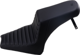 Asiento SADDLEMEN Step Up - Delantero Tuck-n'-Roll/Trasero Liso - Negro - Scout Bobber I18-33-171