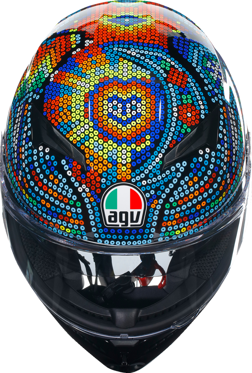 AGV K3 Motorcycle Helmet - Rossi Winter Test 2018 - XL 2118381004001XL Sixty61 AGV K3 Motorcycle Helmet - Rossi Winter Test 2018 - XL 2118381004001XL Sixty61