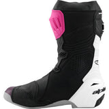 ALPINESTARS Supertech R Boots - Black/Magenta/White/Yellow - US 12.5 / EU 48 2220021-1634- 48