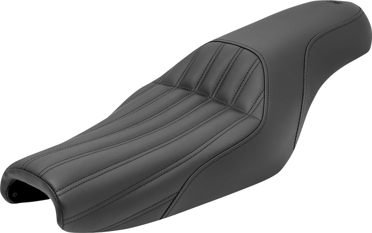 Asiento SADDLEMEN Knuckle para dos personas - Acanalado - Negro 807-11-047K 