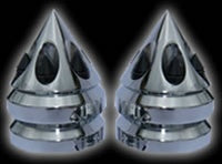 Gatling Kawasaki Bar Ends-ZX10 2008-2014 Chrome With Black