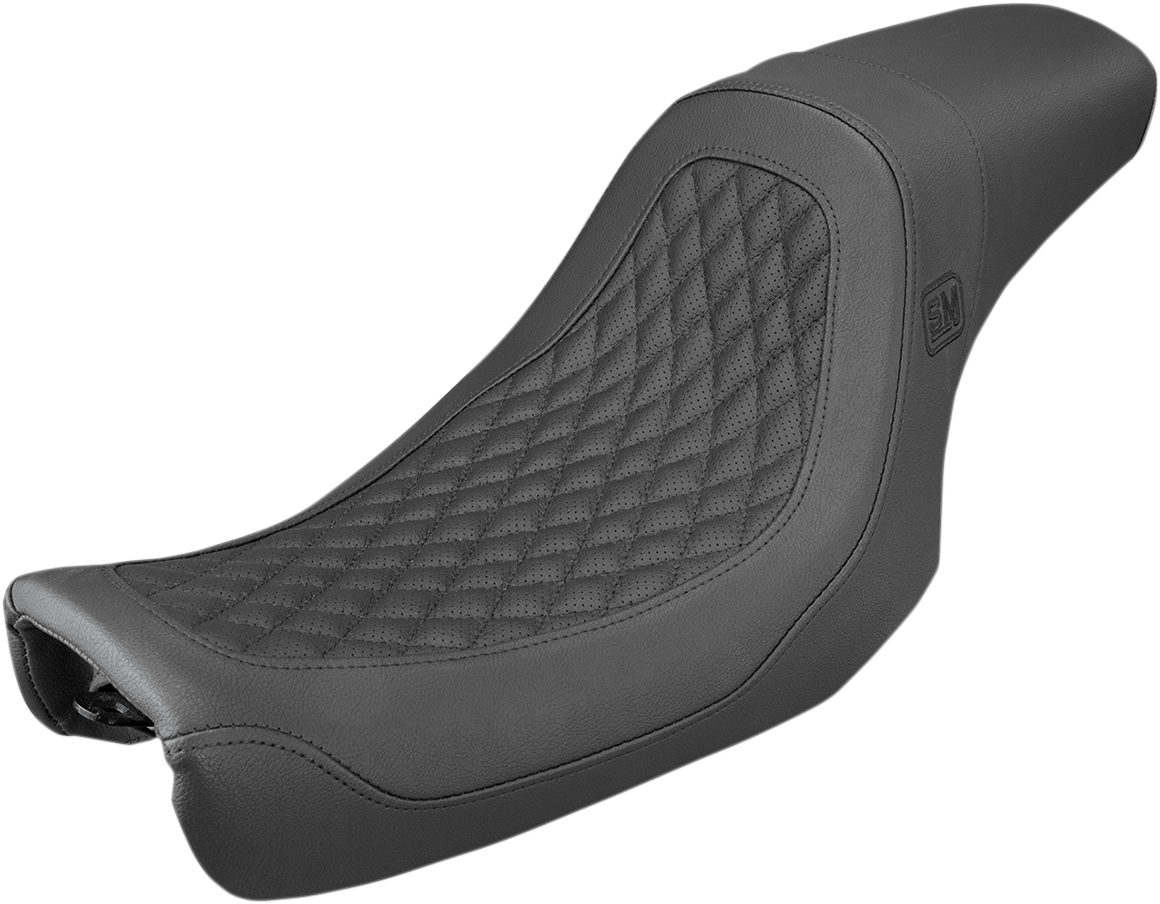 Asiento SADDLEMEN Speed ​​Merchant Pro Series - Negro - FLD/FXD '06-'17 SM8064DB 