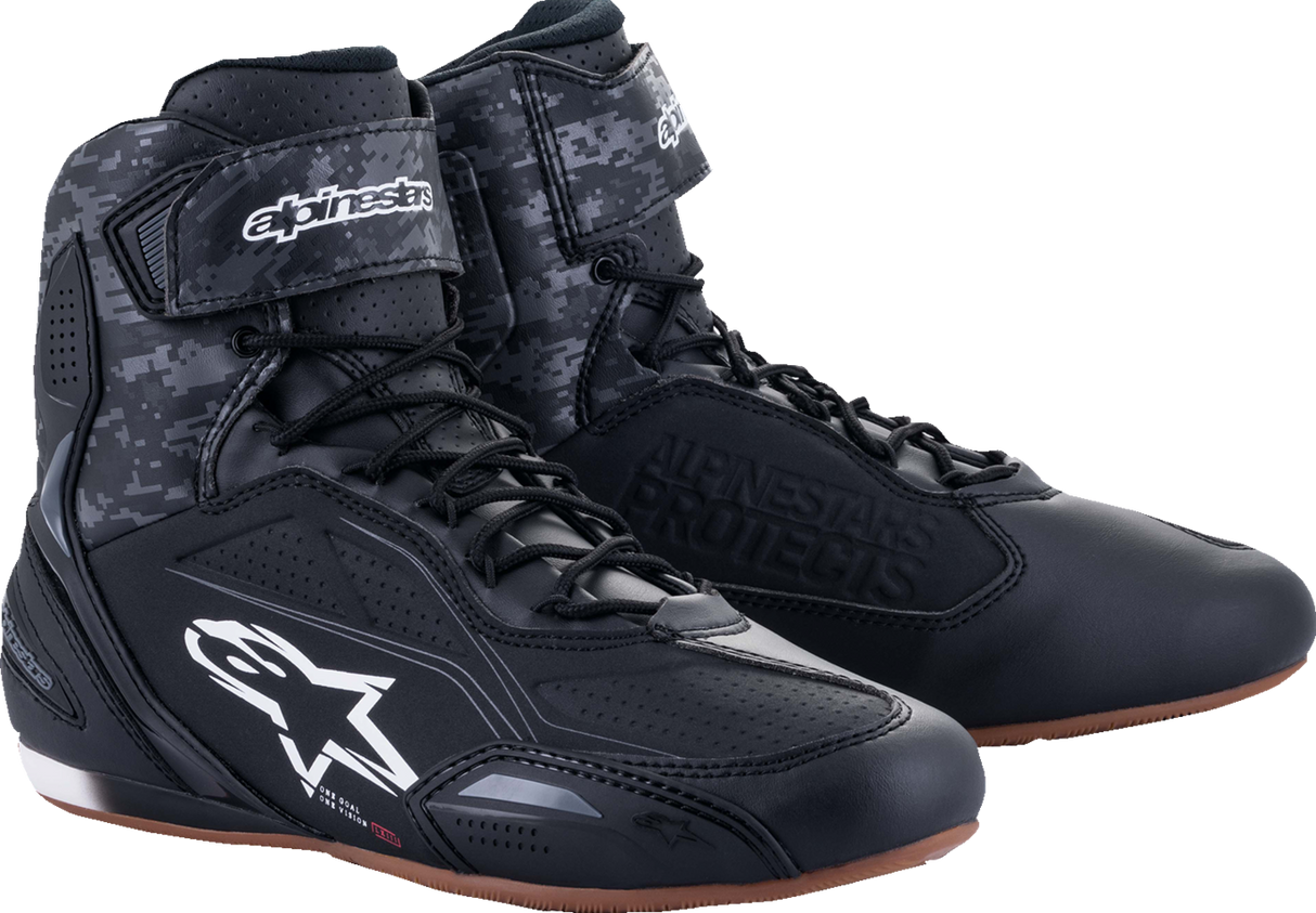 Zapatillas ALPINESTARS Faster-3 - Negro/Gris - Talla 9 de EE. UU. 251021911829