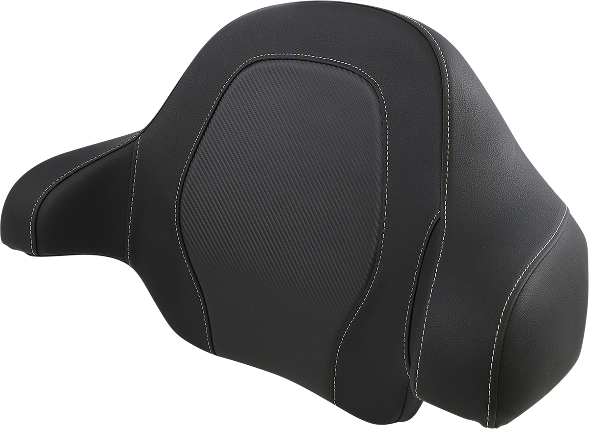Almohadilla de respaldo SADDLEMEN Tour-Pak - RoadSofa - Negro - Fibra de carbono - FL '14-'23 814-07-TPACK-CF 