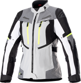 Chaqueta ALPINESTARS Stella Bogota Drystar® para mujer - Gris/Blanco - 2XL 3217023-9037-2X